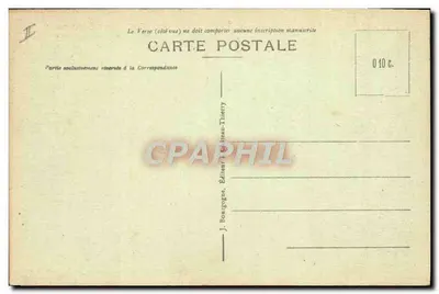 Chalons-sur-Marne (Marne) — Nationale Schule für Kunst und Handwerkskunst — Verlag J.B. — Rückseite