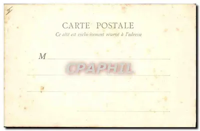 Lens — Escola Carnot — Rua de Lille — B. F., Paris — Verso