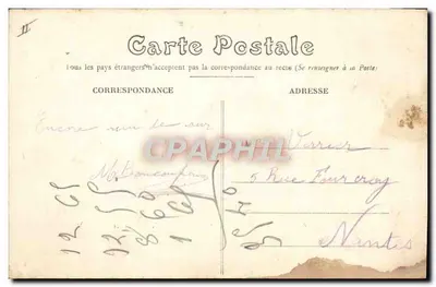NANTES — École Nationale Professionnelle Livet, strona północna — Wydawnictwo F. Château, Nantes 2e Mille — Rewers