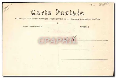 ÉVIAN-LES-BAINS (El Chalet del Golf) — vista del chalet con coches y niños — Colección Sauvage Sello n°76 — Reverso