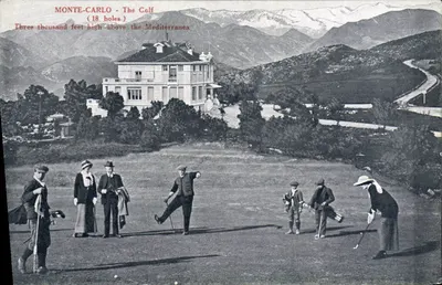Monte-Carlo - The Golf (18 holes) — trois mille pieds au-dessus de la Méditerranée — Robaudy, Cannes