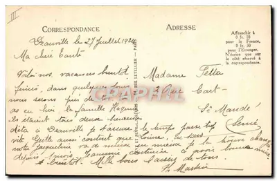 Transatlantiek in stormweer — LL — n° 2045 — Achterkant