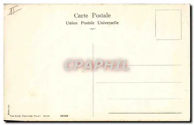 Port Said - Kanał — widok kanału z parowcem — The Cairo Postcard Trust, nr 36549 — Rewers