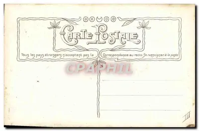 Święta Maria — ilustracja Art Nouveau — Coissot, Paryż, nr 3028 — Rewers