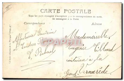 Eugénie — Ilustrowana karta pocztowa — Wydawca Étoile — Rewers