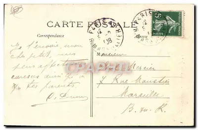 PARIS — Jardin des Plantes — Die Gorillas — J. H. — n° 867 — Rückseite