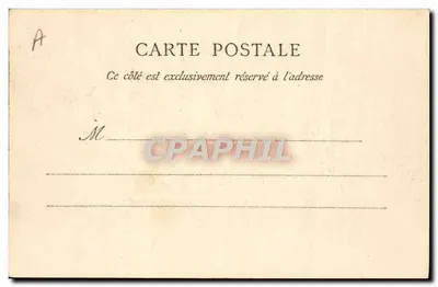 PARIJS — Tuin van de Planten — De Zwanen — Heliotypie E. LE DELEY, Parijs — Achterkant