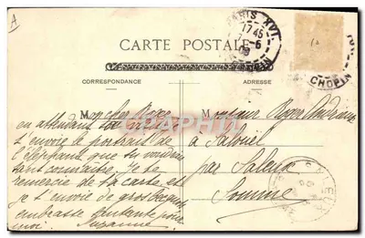 Paris - Jardim das Plantas - O grande Elefante — editor anônimo, n° 237 — Verso