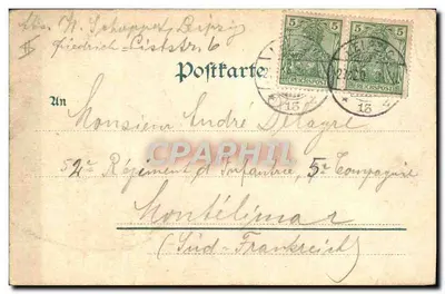 Concertsaal — Zoologischer Garten — Leipzig, cartão postal oficial n°4 — Verso
