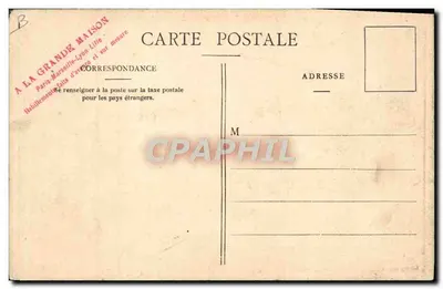 Toulon — Um canto do porto. — Editor DURET, Coleção Raygmont, Nice — Verso