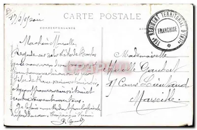 Saint-Dié — Prisonniers devant l'Hôtel de Ville — Édition des Artisans Bastilliers, Saint-Dié — Verso