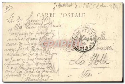 Prisioneiros Alemães em Reims — A Guerra de 1914 — L. C. H. Paris — Verso