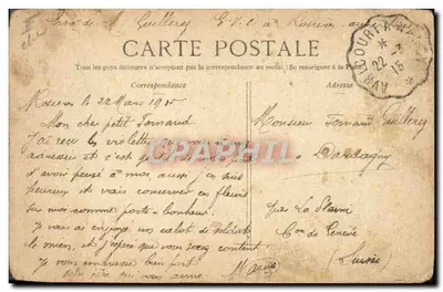 Prisioneiros alemães em Furnes — Pays de France, n°10 — Verso