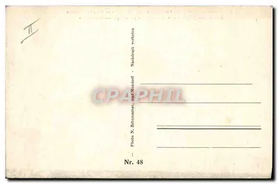 Musson 1914 — フランス兵士2人のドイツ軍パトロールによる捕虜 — フォト N. Schumacher、Nr. 48 — 裏面