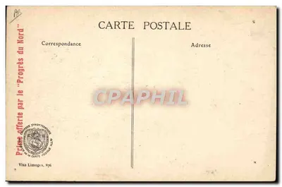 General Joffre, der Gefangene an der Fontenelle überprüft — Der Krieg im Norden — Nr. 631 — Rückseite