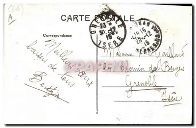 Typ Katalonki — Wydawnictwo L. Vergès, Perpignan — Rewers