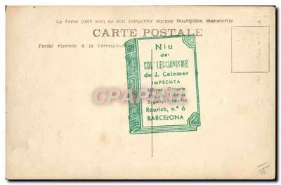 Catalán bebiendo a la regalada — Amélie-les-Bains — Edit. Salvat, n°2 — Reverso