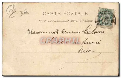 Marseille — Pałac Longchamp — G.M. n°5 — Rewers