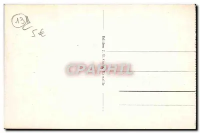 Marsylija — Plac Bourse — wydawca J. B. Costin, nr 22 — Rewers