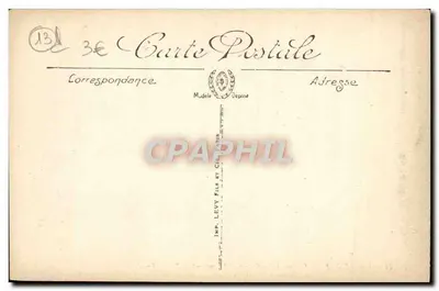 Marseille — Plac Bourse i Pomnik Pierre Pugeta — LL — Rewers