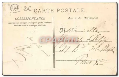 Marseille - A Abadia de Saint-Victor — Coleção B. F. — n° 39 — Verso