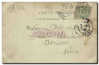 Marseille — Les Ascenseurs de Notre Dame de la Garde — Verso