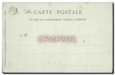 Marseille — Kasteel van If, Inwendige Hof, De Trap — Collecties ND Phot, n° 164 — Achterkant