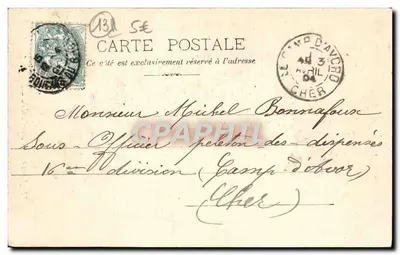 Marsiglia - La Cattedrale — vista dal porto nel 1904 — Verso