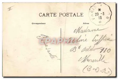 LYON — Un coin du Parc vers l'Observatoire — E. R. — Verso