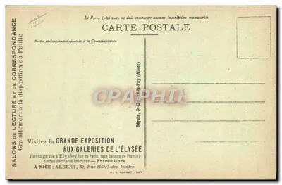 Vichy - Le Golf — wydawca Béguin, n° 428 — Rewers