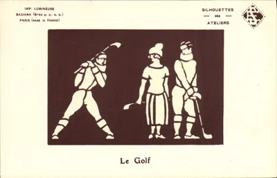 O Golfe — Silhuetas dos Ateliers Radiana — Paris (Fabricado na França)