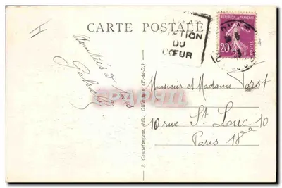 ROYAT — Golfe de Charade e o Puy-de-Dôme — J. Gontetfanges, editora — Verso
