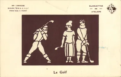 O Golfe — Silhuetas dos Ateliers — Imp. Lumineuse Radiana, Paris