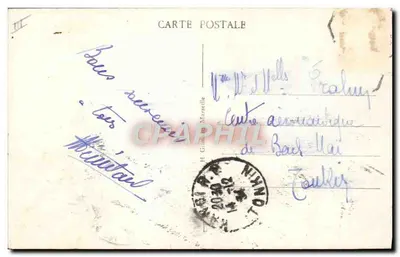 SS D'ARTAGNAN — Navio de passageiros das Messageries Maritimes (em mar grosso) — H. Glimot, Marselha — Verso