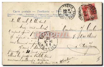 Donna in accappatoio in spiaggia — cabina n°39 — DG 336½ — Verso
