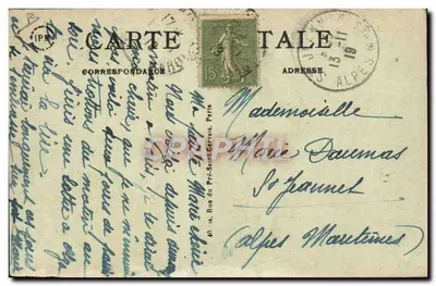 Paris - Jardim das Plantas — O Elefante Houtch pedindo a porta — n° 294 — Verso