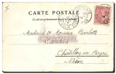 Paris - Jardin des Plantes. Le Grand Éléphant — Édition Louis Burgy, St-Mier, n° 5529 — Verso