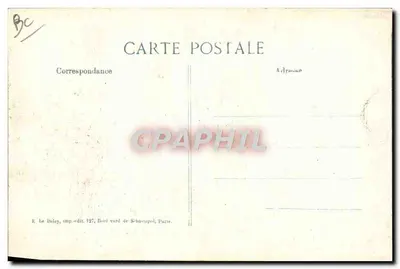 Deutsche Gefangene in COMPIÈGNE — E. Le Deley, Verlag 1927, Boulevard de Sébastopol, Paris — Rückseite