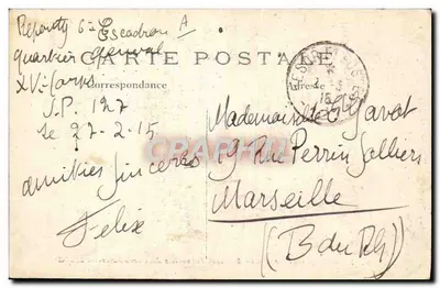 德国战俘穿越兰斯 — Phot-Express 系列9 — 一战 1914-15 — 背面