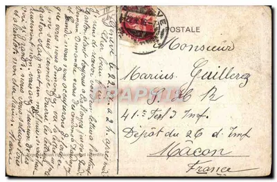 Prisonniers sanitaires allemands — remis aux autorités militaires suisses par des soldats français — I. Phot, Bouan — Verso