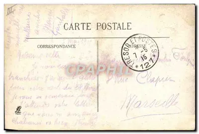 Soldati in treno — ILS PASSERONT PAR PARIS MAIS... PAS COMME ILS L'ESPÉRAIENT — editore M. Muller, n° 322 — Verso