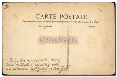 Deutsche Gefangene in Furnes — Pays de France, n°40 — Rückseite