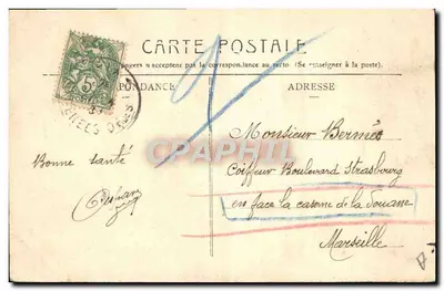Roussillon - Tipo de Catalalane — Jules Grand, editor - Perpignan — Verso