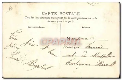 Grupo de CATALANES — Perpignan — editor não visível — Verso