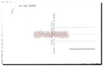 Tony Curtis — aktor — Universal International, n° 514 — Rewers