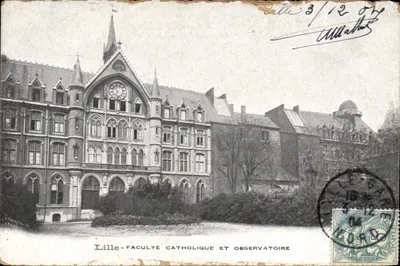 Lille - Katholische Fakultät und Observatorium — Verlag STAERCK & Cie PARIS, n°3/12