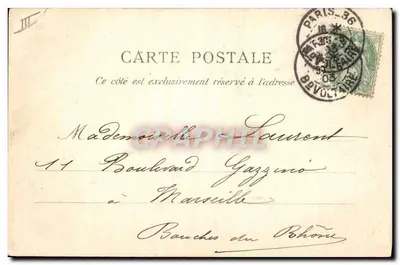 Pavilhão do Observatório — Paris — editor: Paris Montgallet, n° 104 — Verso