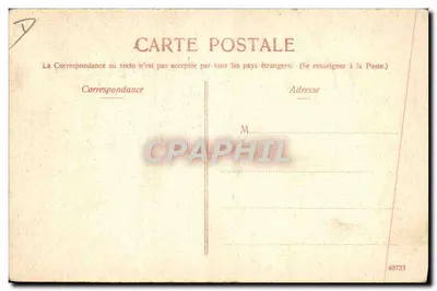 Caricatura de Me Chanot — desenho de B. Blaize — n°40723 — Verso