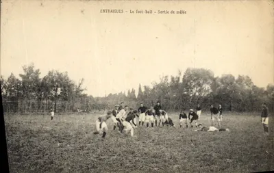 Entraigues — O futebol — Saída de uma briga