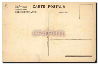 Paquebote "ALSINA" — Sociedade Geral de Transportes Marítimos a Vapor — S.G.T.M. — Verso